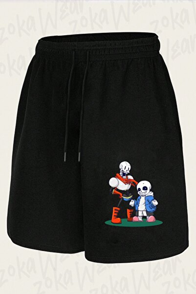 ZOKAWEAR Unisex Undertale Sans v28 Σορτς με στάμπα σχεδίου