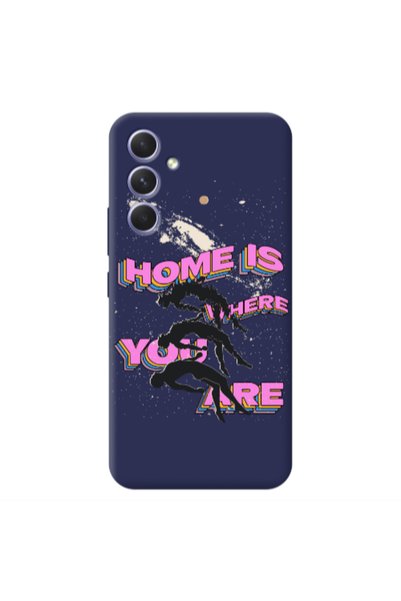 Other Samsung A26 Home Is Where Dark blue Colored Silicone TPU Θήκη