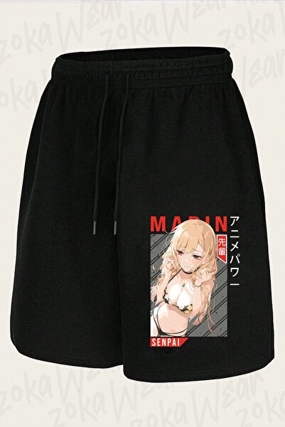 ZOKAWEAR Unisex My Dress Up Darling Marin Kitagawa3 Σορτς με στάμπα σχεδίου