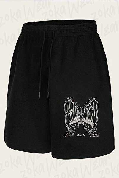 ZOKAWEAR Unisex Electric Wizard v4 Σορτς με στάμπα σχεδίου