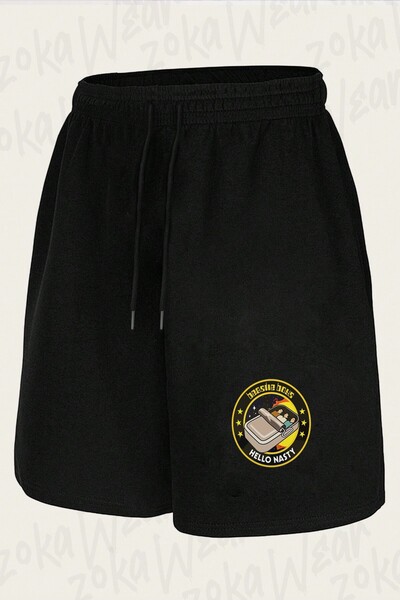 ZOKAWEAR Unisex Hello  the Beastie Rap Design Printed Shorts