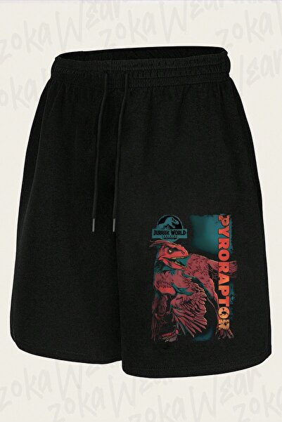 ZOKAWEAR Unisex Jurassic World Dominion V3 Design Printed Shorts