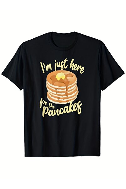 BASEPULSE تي شيرت I'm Just Here The Pancakes، ملابس، قمصان رجالية مقاسات S-XX...