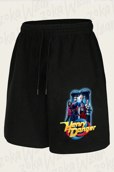 ZOKAWEAR Unisex Henry Danger Control Room Design Printed Shorts
