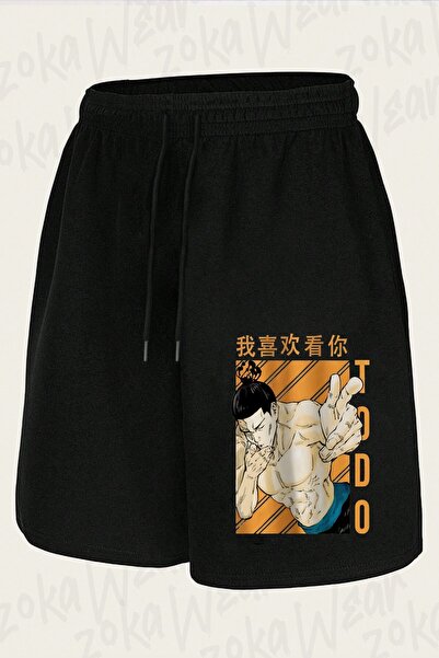 ZOKAWEAR Unisex Jujutsu Kaisen Aoi Todo Design Printed Shorts