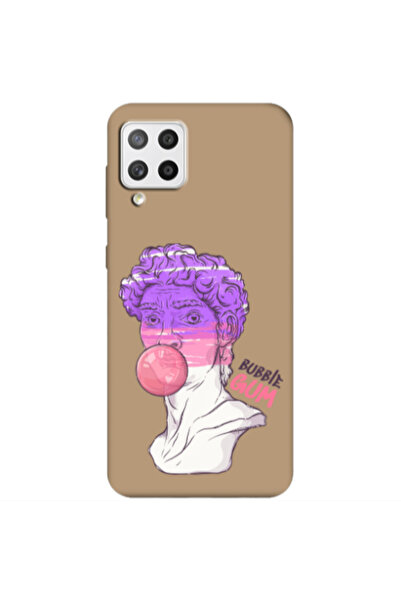 Other Samsung A42 5G Pin Bubble Brown Colored Silicone TPU Θήκη