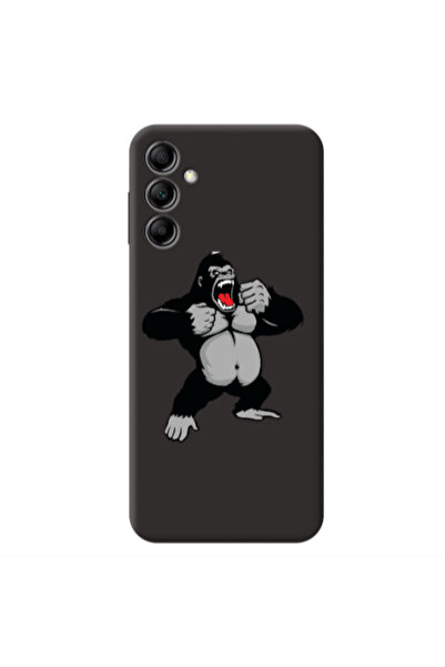 Other Samsung A14 5G Angry Gorilla2 Black Colored Silicone TPU Θήκη