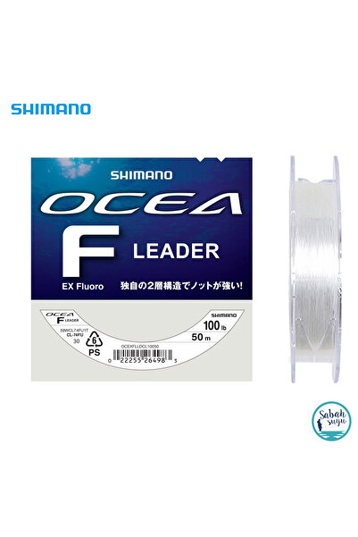 Shimano Ocea EX Leader Fluorocarbon Şok Lider Misina 0.92mm 100lb 50mt