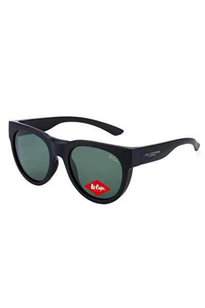 Lee Cooper نظارات شمسية مستقطبة للرجال بعدسات سوداء عاكسة - LCM10739C1