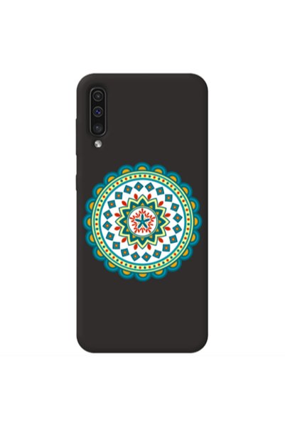Other Samsung A70 Mandala D11 Black Colored Silicone TPU Θήκη