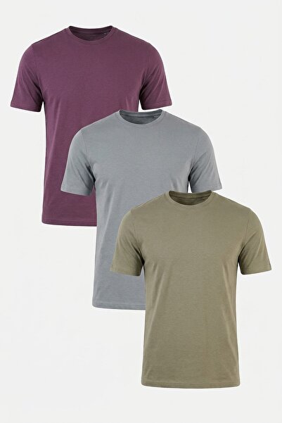 Buratti Βαμβακερό T-shirt με κανονική εφαρμογή και λαιμόκοψη ποδηλάτου, πακέτ...