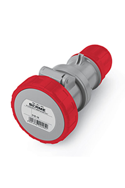 SCAME Мобилен контакт 3P+N+E 16A 400V IP67, Fluff, ТРИФАЗНИ КОУПЛЕСИ