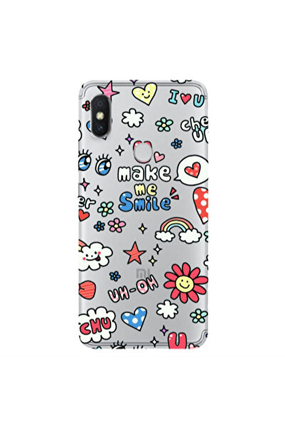 Other Xiaomi Redmi S2 Rainbow flowers Transparent Silicone TPU Θήκη