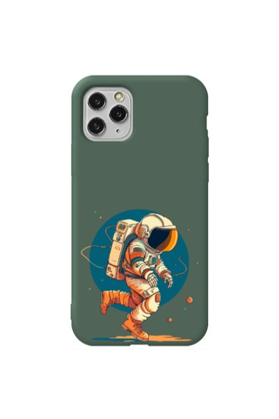 Other Apple iPhone 11 Pro Run Space Dark Green Colored Silicone TPU Θήκη