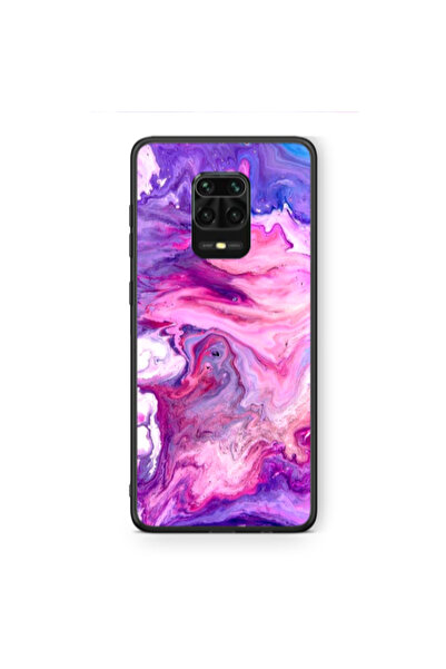 Other Xiaomi Redmi Note 9 Pro Marble art Black Glossy Θήκη