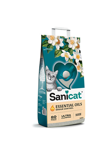 Sanicat Essential Oils Yasemin Kokulu Kedi Kumu 10 Kg x ADET