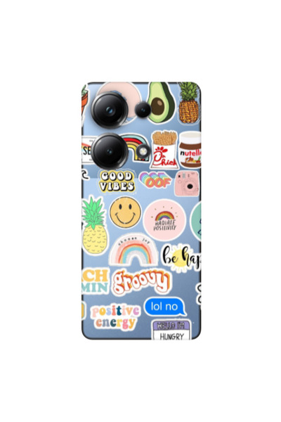 Other Xiaomi Poco M6 Pro 4G Good vibes Transparent Silicone TPU Θήκη