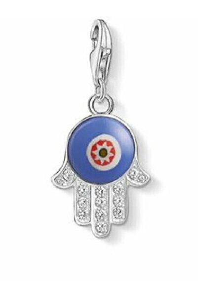 Thomas Sabo Γούρι Χέρι της Φατίμα σε Ασημί Μπλε