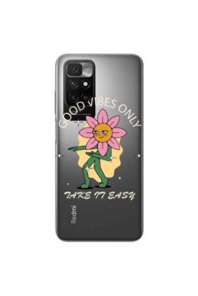Other Xiaomi Redmi 10 2022 Good Vibes Only Transparent Silicone TPU Θήκη