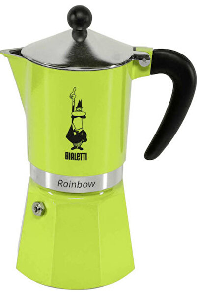 Bialetti Καφετιέρα Εσπρέσο Εστιακή Ουράνιο Τόξο 6 Κούπες Πράσινο Κωδικός: 000...
