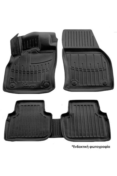 Other Ελαστικά Πατάκια Αυτοκινήτου με Κλιπς Renault Twingo 5d 2007-2014 Race ...