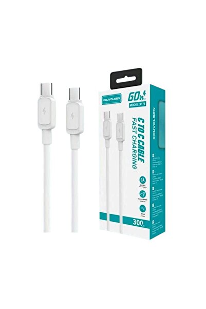 Tradesor Καλώδιο φόρτισης & data - USB Type-C σε Type-C - Fast Charge - X176 ...