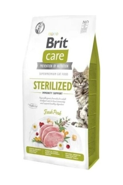 Brit Care Kısırlaştırılmış Kedi Maması 7 kg Beyaz Et Tatlı Sterilize ve Bağış...