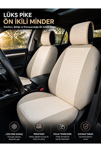 NEW DECO Front Double Headrest Car Seat Cushion Compatible with Alfa Romeo Ve...