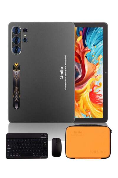 UMİİO Smart Tablet S26 Ultra 10.1-inch HD Display with Wireless Keyboard & Mo...