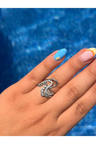 Cadera Jewelry خاتم ماريبوسا قابل للتعديل مرصع بالأحجار