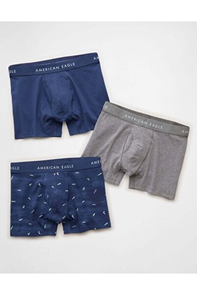 AMERICAN EAGLE AEO Men's 4.5" Classic Boxer Brief 3-Pack