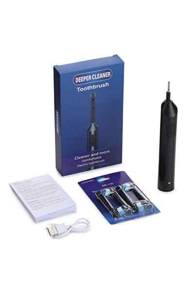 Choice black 5-Speed Automatic Rotating Vibration Electric Toothbrush for Adu...