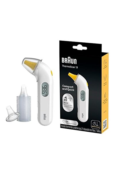 Arabest Ear Thermometer,1 Second Fast Digital Reader,Audio Fever Alarm For Ba...