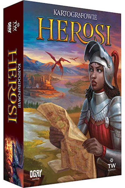 Thunderworks Games Joc de societate Cartographers: Heroes + Mini-Appendix Cap...
