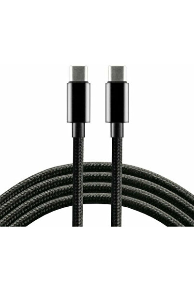 everActive CBB-1PD3 Cablu USB 2.0 împletit USB-C tată - USB-C 60W Negru 1m
