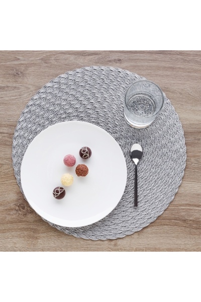 home&you Napron TAIL argintiu D 38 cm