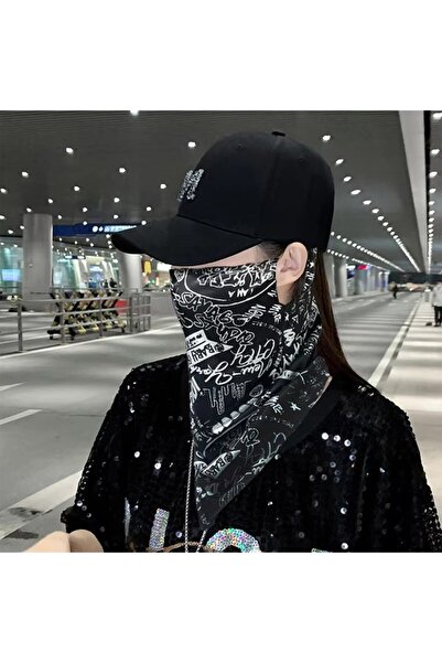 Choice1 A3 Moda punk protetor solar máscara para homens mulheres verão rosto ...
