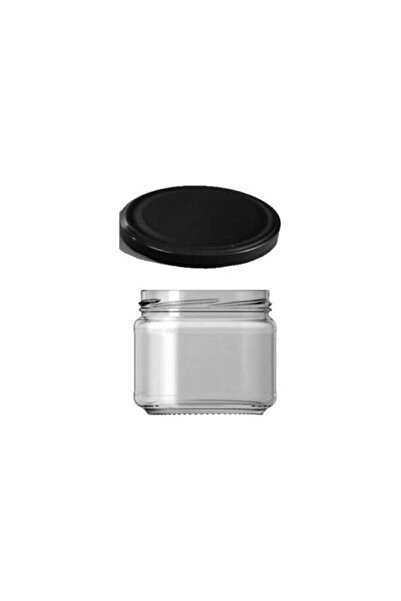 Empressco Set of 12 300Cc Glass Jars with Black Lids, Stylish and Durable Design
