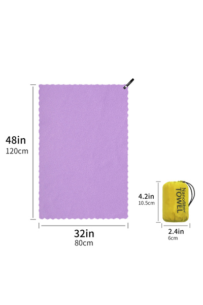Choice3 80x120cm Purple Hiturb Outdoor Travel Round Cloth Bag Packaging Quick...