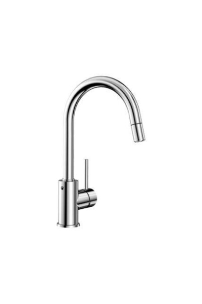 Generic Brand Mida-S Chrome Μπαταρία Κουζίνας με Περιστρεφόμενο Ρουξούνι και ...