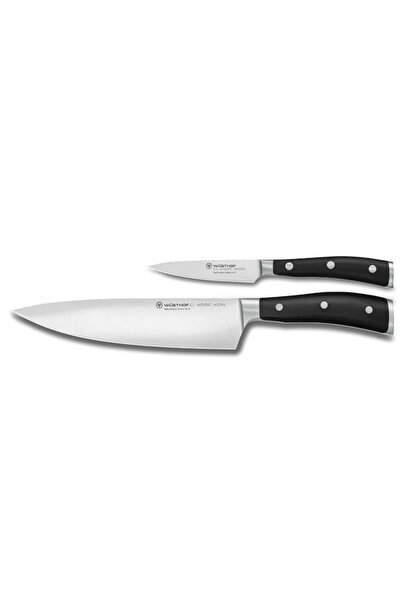 WÜSTHOF Set 2 cutite bucatar/decojit fructe, WÜSTHOF, Classic Ikon, Otel inox...