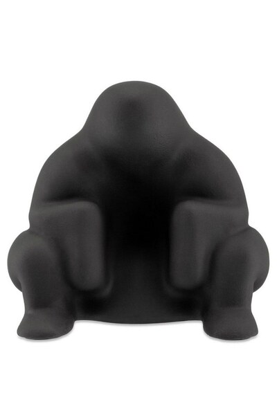 Alessi Στοπ πόρτας Dédé PS18 B 17,5x16,5x17,5cm Μαύρο