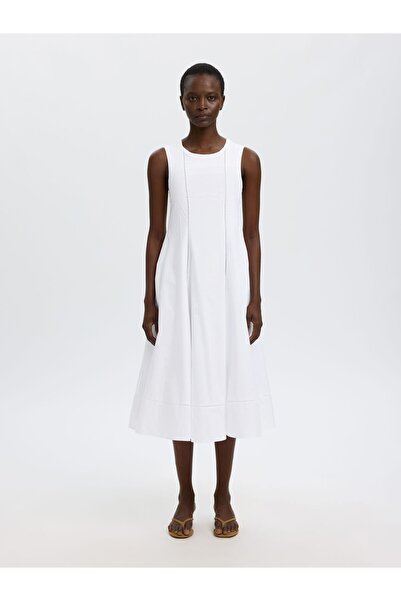SELECTED Maxikleid Baumwoll