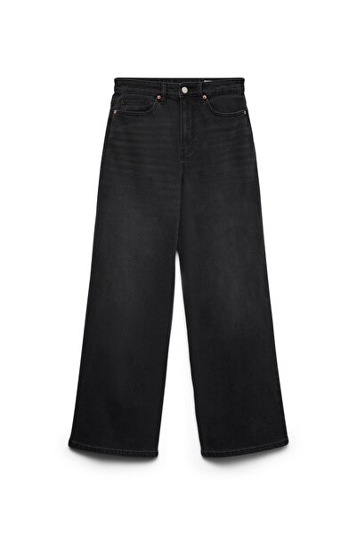 Vero Moda Weit geschnitten VMOLIVIA Hohe Taille Weiter Beinschnitt Jeans
