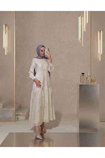 Ceremony PUL PAYET İŞLEMELİ İNCİ ELBİSE