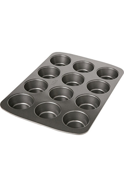 Birkmann Cutie de copt din otel-carbon pentru 12 briose si prajitura EASY BAK...
