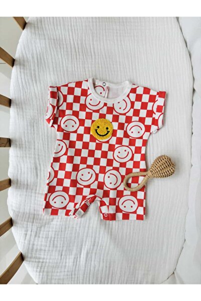 NUNU BABY Smile Damalı Tulum