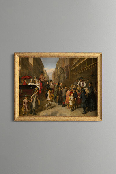epiqart Poverty and Wealth - Vintage Patterned Painting - Fine Model