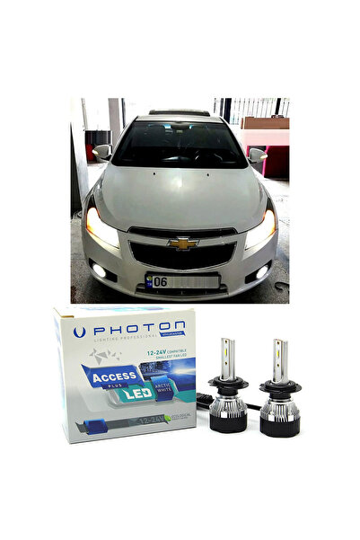 Photon Chevrolet Cruze Led Xenon Uzun + Kısa Far Ampulü H4 Access Yeni Seri B...
