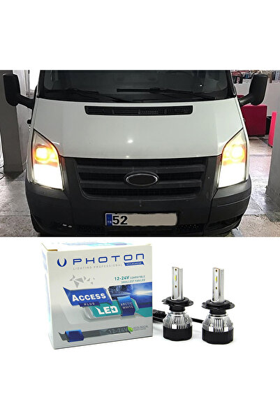 Photon Ford Transit Led Xenon Sis Farı Ampulü H11 Access Yeni Seri Beyaz 1994...